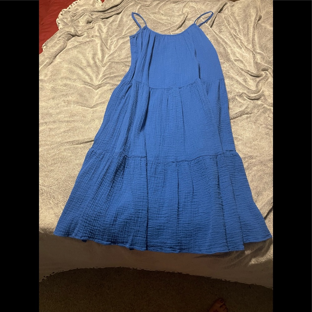 H&M Mid length blue dress
